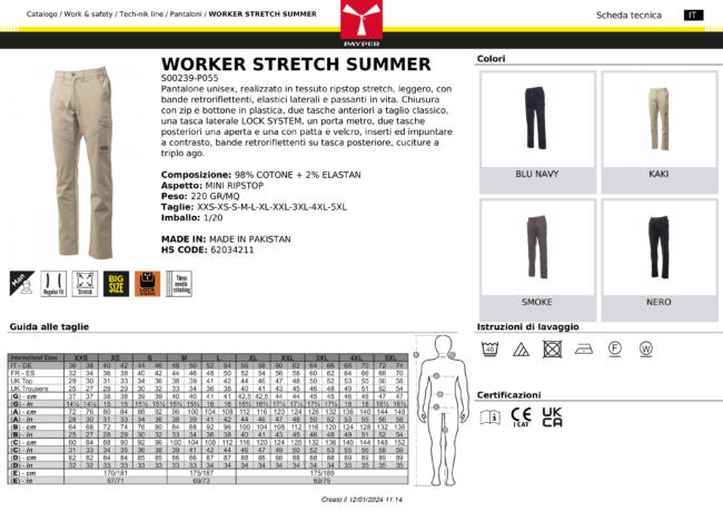 WORKER STRETCH SUMMER - immagine 5